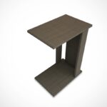 Βοηθητικό τραπεζάκι Pasific καφέ μελαμίνη 30x43x61cm ed7707 - Image 3