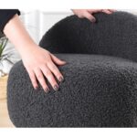 Σκαμπώ Corville γκρι 48x47x42cm ed7715 - Image 2