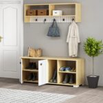 Έπιπλο εισόδου Sarandon Sapphire άσπρο μελαμίνη 120x31 4x51 6εκ ed7717 - Image 5