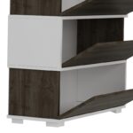 Έπιπλο εισόδου παπουτσοθήκη Aris καρυδί μελαμίνη 90x35x93cm ed7718 - Image 3