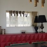 Καθρέφτης Nesta 62x130cm mdf ασημί ed771