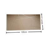 Καθρέφτης Nesta 62x130cm mdf ασημί ed771 - Image 2