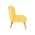 Πολυθρόνα Moon River μουσταρδί 64x65x75cm ed7728 - Image 4