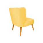 Πολυθρόνα Moon River μουσταρδί 64x65x75cm ed7728 - Image 3