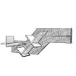 Ράφι τοίχου Lago ανθρακί Oak 130x22x50cm ed7731 - Image 3