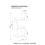 Ραφιέρα Demand άσπρο μελαμίνη 31 8x22x30εκ ed7772 - Image 2