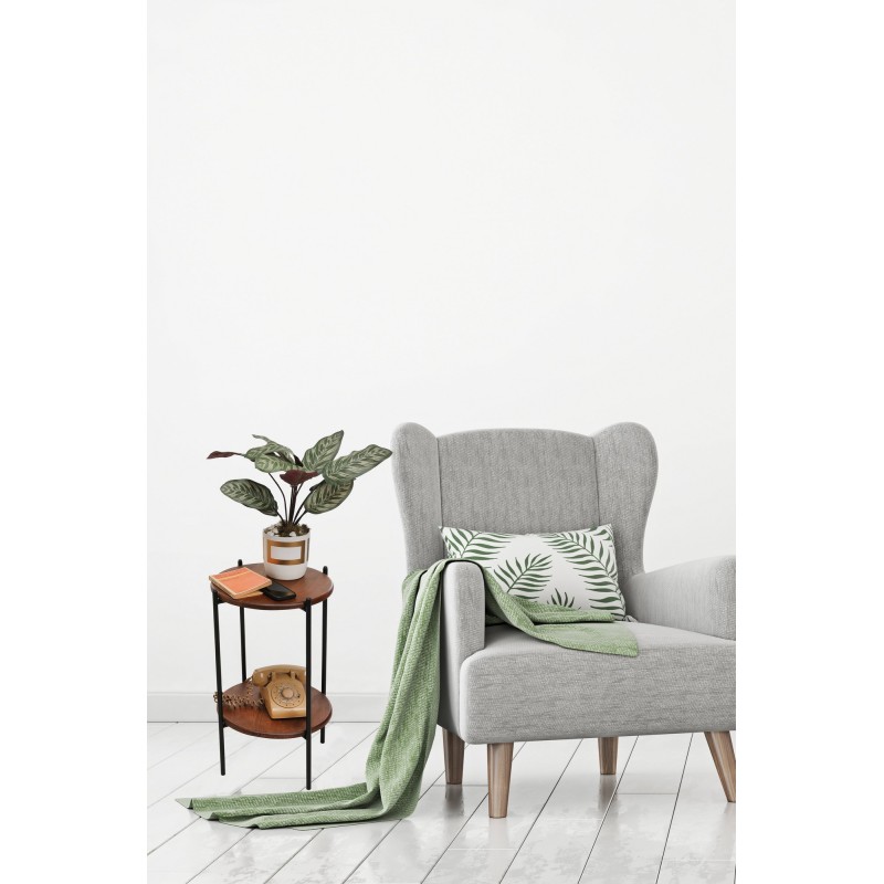 7784_0-800x800 Βοηθητικό τραπεζάκι Dile καρυδί οξιά 40x40x70εκ ed7784 - Image 1