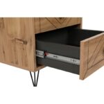 Κομοδίνο Lina Pine μελαμίνη 50x40x55cm ed779 - Image 3