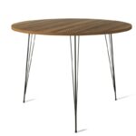 Τραπέζι Sandalf καρυδί χρώμα μελαμίνη 90x75cm ed781 - Image 3