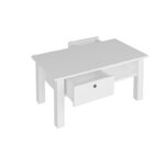 Τραπέζι σαλονιού Lisbon άσπρο μελαμίνη 90x50x41 8εκ ed7824 - Image 3