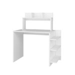 Γραφείο λευκό Ventisei 104 5x55x120cm μελαμίνη ed7849 - Image 4