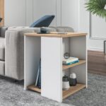 Βοηθητικό τραπέζι Rome άσπρη μελαμίνη 40x50cm ed7853