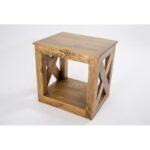 Βοηθητικό τραπέζι ξύλινο Duo 52x42x51cm ed7859