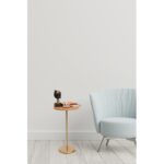 Βοηθητικό τραπέζι Uno 40x75cm oak χρυσό χρώμα ed7860