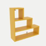 Ραφιέρα Piramit κίτρινο μελαμίνη 62x18x62εκ ed7894 - Image 3