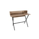 Γραφείο Lezione 100x89x50cm oak μαύρο ed7904 - Image 4