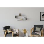 Ράφι τοίχου Eldo Rebab χρώμα μελαμίνη 60x19 6x15cm ed7930