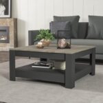 Τραπεζάκι σαλονιού Grado γκρι oak 89x89x46cm ed7931