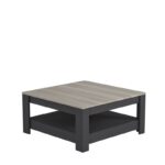 Τραπεζάκι σαλονιού Grado γκρι oak 89x89x46cm ed7931 - Image 5