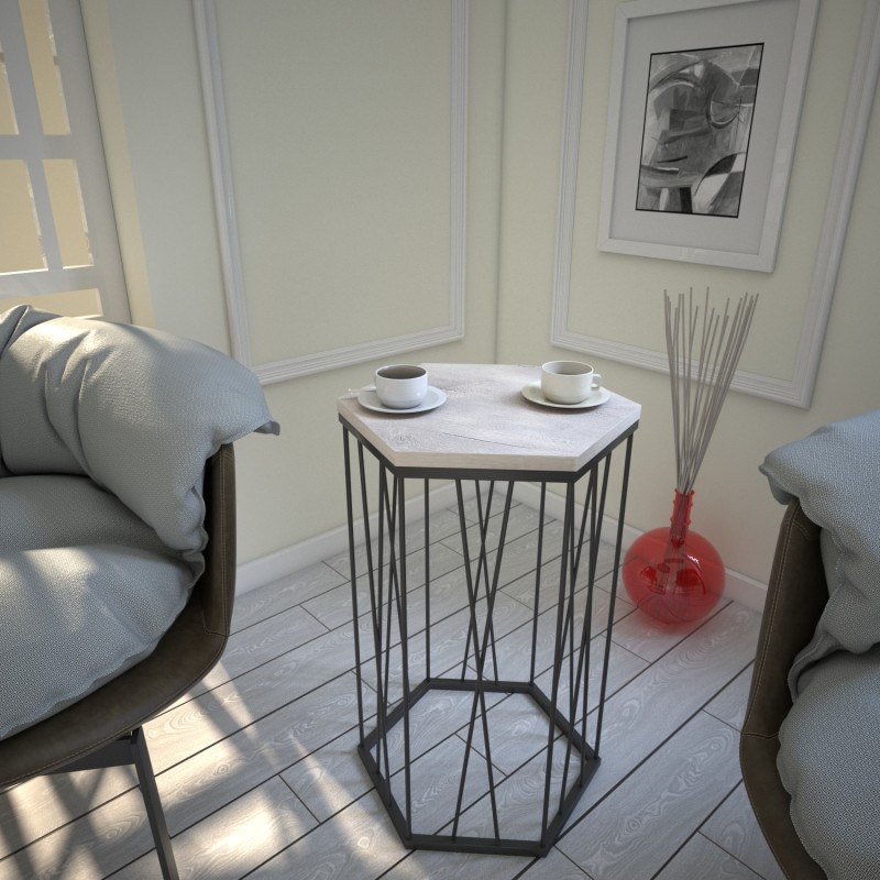 7942_0-800x800 Βοηθητικό τραπέζι Cita oak 40x35x62cm ed7942 - Image 1