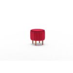 Σκαμπ΄ω Lindy κόκκινο 40x40cm ed7946 - Image 4