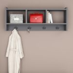 Έπιπλο εισόδου Midnight ανθρακί μελαμίνη 75 6x22x35εκ ed7954