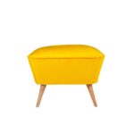 Σκαμπώ Buena 57x45cm κίτρινο ed7960 - Image 5