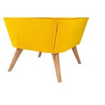 Σκαμπώ Buena 57x45cm κίτρινο ed7960 - Image 4