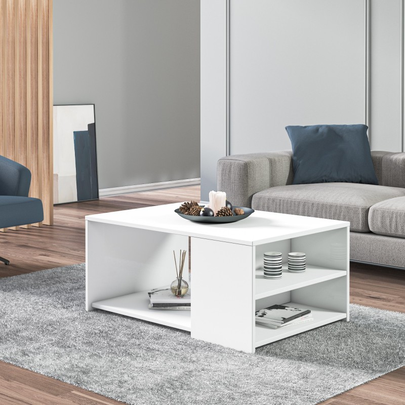 7978_0-800x800 Τραπέζι σαλονιού Rome άσπρο μελαμίνη 90x60x40εκ ed7978 - Image 1