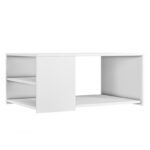 Τραπέζι σαλονιού Rome άσπρο μελαμίνη 90x60x40εκ ed7978 - Image 4