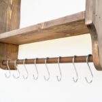 Ραφιέρα τοίχου Avra 45x45x11cm ξύλινη ed8006 - Image 3