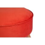 Σκαμπώ Boyce κεραμιδί 45x45x41cm ξύλο ύφασμα ed8007 - Image 3