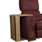 Βοηθητικό τραπέζι Single καρυδί μελαμίνη 35x45x61cm ed8013