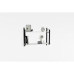 Ράφι τοίχου Abat άσπρη μελαμίνη 90x60x22cm ed8018 - Image 4