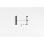 Ράφι τοίχου Able άσπρη μελαμίνη 69x19x50cm ed8019 - Image 3