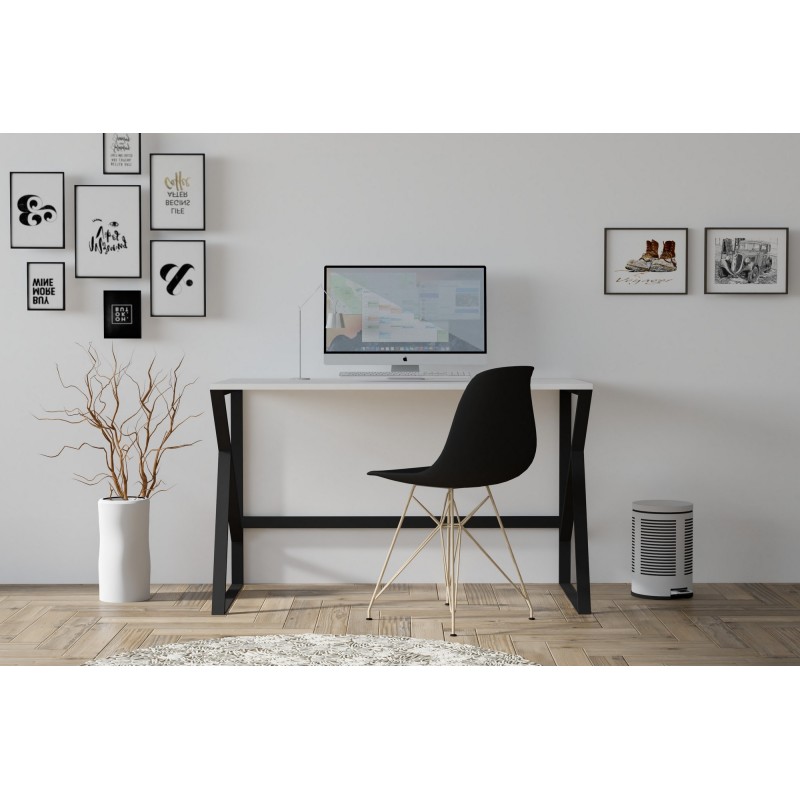 8025_0-800x800 Γραφείο Marion λευκό 120x60x75cm μελαμίνη ed8025 - Image 1