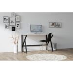 Γραφείο Marion λευκό 120x60x75cm μελαμίνη ed8025 - Image 5