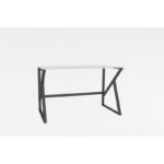 Γραφείο Marion λευκό 120x60x75cm μελαμίνη ed8025 - Image 4