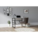 Γραφείο Moon μελαμίνη λευκό χρώμα 90x74x60cm ed8026 - Image 5