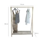 Έπιπλο εισόδου Bau πεύκο 115x44x150εκ ed8029 - Image 2