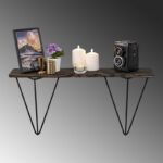 Ραφιέρα Gladiolus σκούρο καρυδί ξύλο 60x15x30εκ ed8034 - Image 4