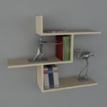 Ράφι τοίχου Bien Birch μελαμίνη 85 9x22x70 5cm ed8043