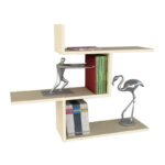 Ράφι τοίχου Bien Birch μελαμίνη 85 9x22x70 5cm ed8043 - Image 3