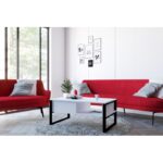 Τραπέζι σαλονιού Devon άσπρο μελαμίνη 100x44x60εκ ed8061