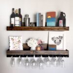 Ραφιέρα Raf καρυδί ξύλο 90x20x13εκ ed8063 - Image 4