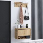 Έπιπλο εισόδου Press άσπρο μελαμίνη 70x35x55εκ ed8079