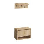 Έπιπλο εισόδου Press άσπρο μελαμίνη 70x35x55εκ ed8079 - Image 5