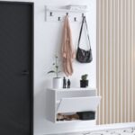 Έπιπλο εισόδου Press άσπρο μελαμίνη 70x35x55εκ ed8090 - Image 4