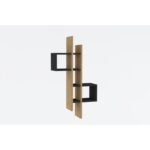 Ραφιέρα Emse Sapphire δρυς ανθρακί μελαμίνη 53 8x19 6x108εκ ed8091 - Image 3