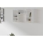 Ραφιέρα Tefo άσπρο μελαμίνη 116 4x19 5x60εκ ed8092 - Image 5